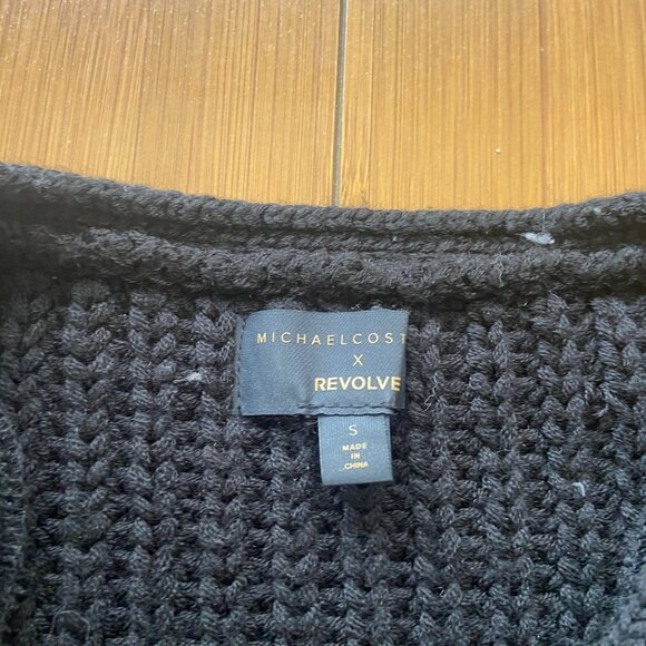 Michael Costello x REVOLVE Andromeda Cable Knit Dress - Black - Small - Picture 5 of 8